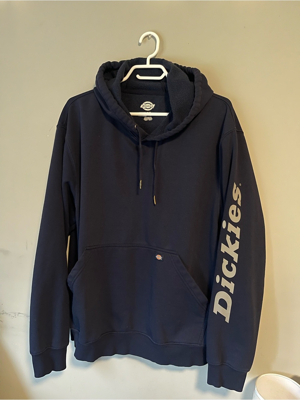 Dickies Men's Dark Navy Logo Pullover Hoodie